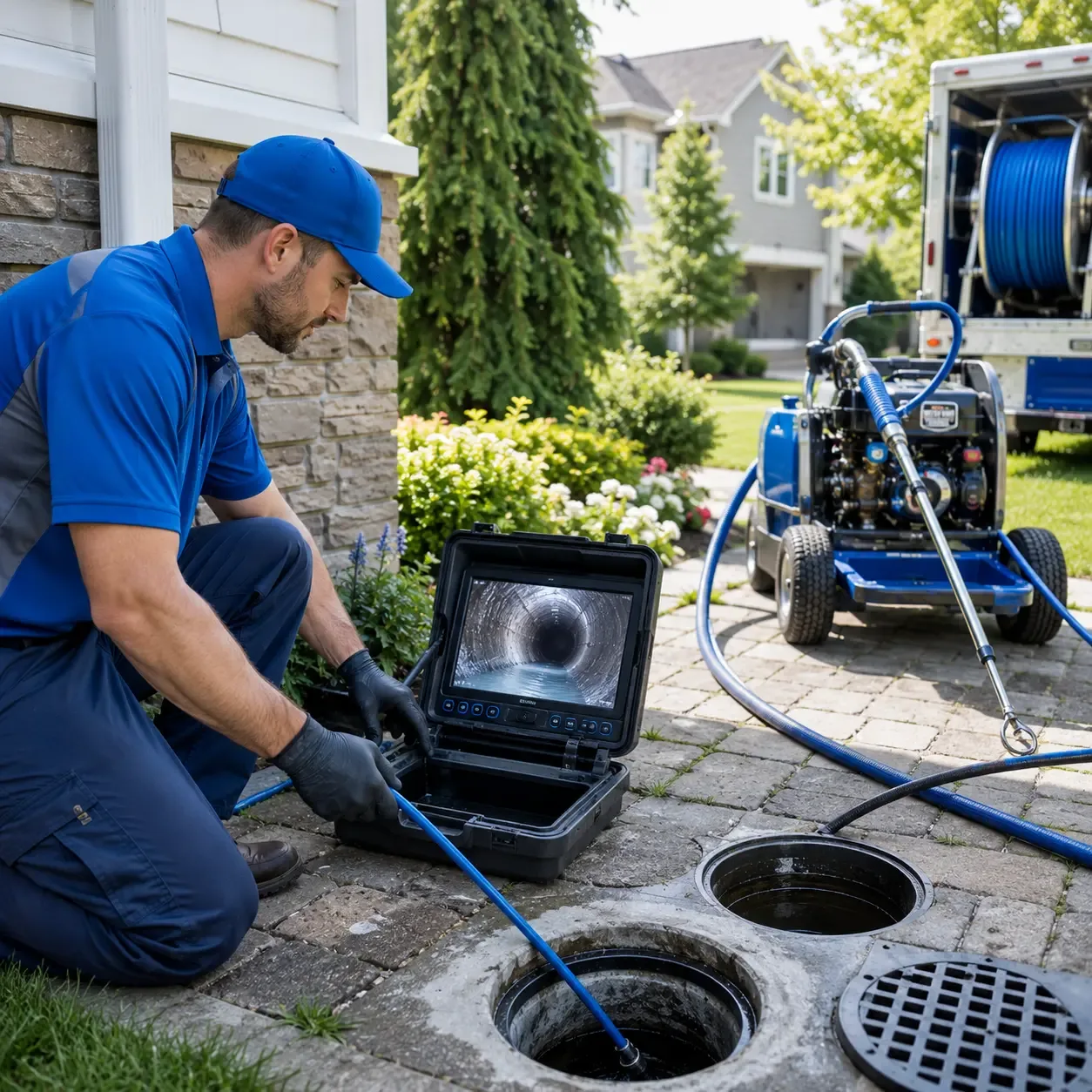 Outdoor drain cleaning professionals serving Van, WV